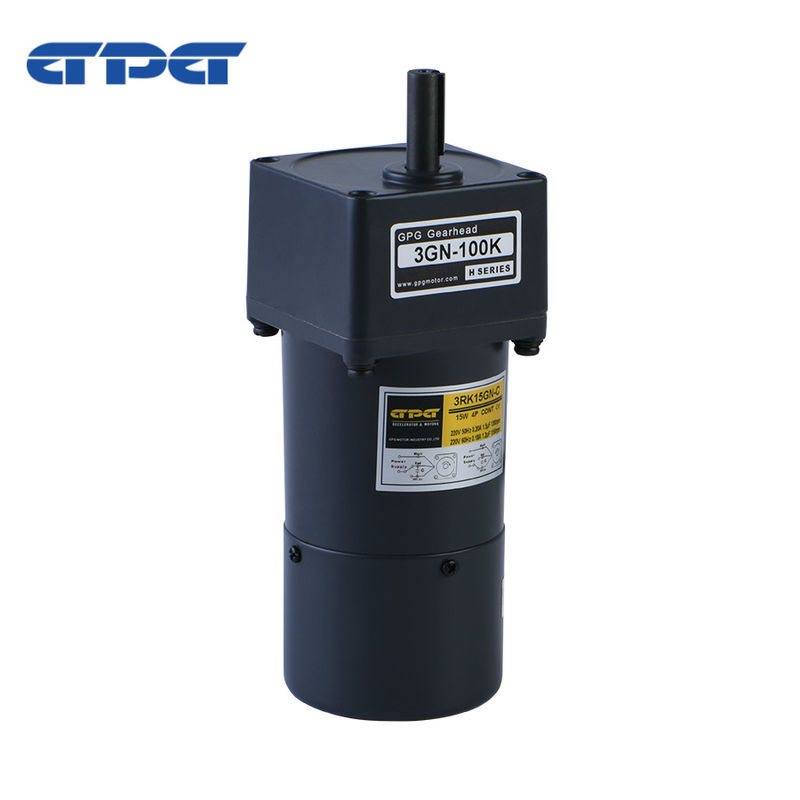 IP44 格付け ACギアモーター 1400-1700rpm 入力速度と 100MΩ ミニ断熱抵抗